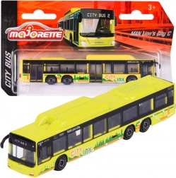 Autobuz urban MAN Lion's City C galben – model Majorette