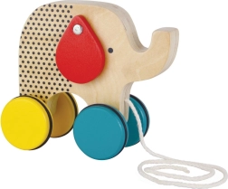Petit Collage elefant din lemn de tras