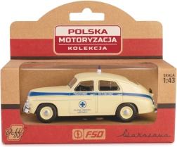 Model rulant Warszawa ambulanță 1:43