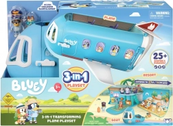 Bluey Avion 3 în 1 cu 2 figurine