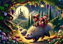 Puzzle Ariciul și prietenii 200 piese