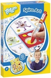 Set creativ Spiro Art artă spiralată din plastic în cutie 13x19x3,5 cm