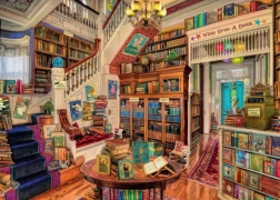 Puzzle Ravensburger The Fantasy Bookshop 1000 piese