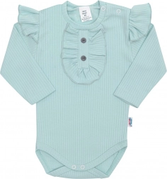 Body pentru bebeluși NEW BABY Stripes albastru gheață