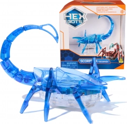 Hexbug Scorpion albastru – figurină senzomotrică mobilă cu lumină