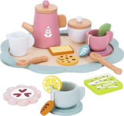 Set de ceai din lemn pentru copii