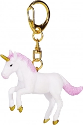 Breloc Unicorn cu Coamă și Coadă Roz
