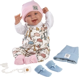 Păpușă realistă bebeluș cu sunete și corp moale