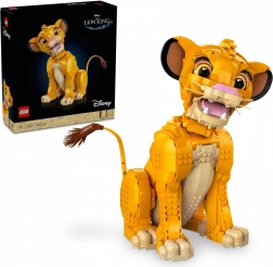 LEGO Disney 43247 Tânărul Simba din Regele Leu
