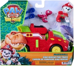 Patrula Cățelușilor: Filmul cu dinozauri – Mașina de pompieri Dino Rescue a lui Marshall, cu figurine și proiectile