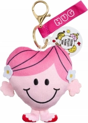 Breloc de pluș LITTLE MISS HUG – inimioară roz