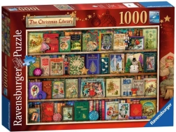 Puzzle Ravensburger Biblioteca de Crăciun 1000 piese