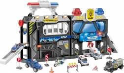 stație de poliție portabilă cu efecte luminoase și sonore