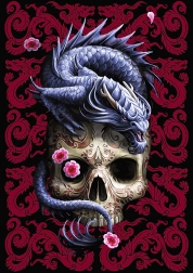 Puzzle TREFL Premium Plus – dragon oriental (1000 de piese)