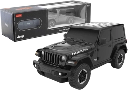 Mașinuță R/C 1:24 Jeep Wrangler JL Rubicon negru