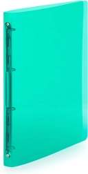 Dosar verde A4 cu mecanism cu 4 inele