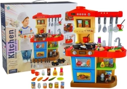 Bucătărie pentru copii cu sunete și lumini, cu robinet funcțional