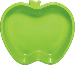Groapă de nisip verde în formă de măr