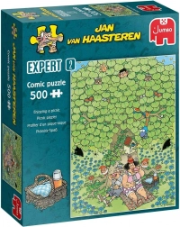 Puzzle JUMBO Jan van Haasteren Expert 2: Plăcerea picnic-ului 500 piese
