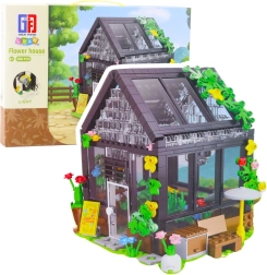 Set de construcție mini seră – căsuță de grădină, 588 piese
