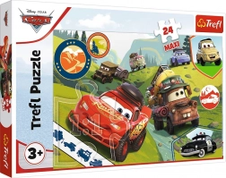 Puzzle 24 Maxi Mașinile Vesele Disney Cars 3