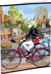 Caiet de notițe LUX A5, dictando, 96 de file, mix de 16 modele