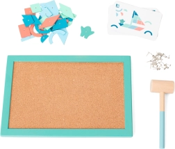 Placă de bătut cu ciocănel și cuie pentru copii