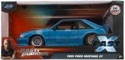 Jada Toys 1989 Ford Mustang GT 1:24 model metalic Fast & Furious 10