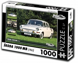 Puzzle RETRO-AUTA Škoda 1000 MB (1965) – 1000 piese