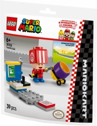 Set de construcție Super Mario - Toad din Pit Crew