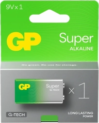 Baterie alcalină 9V GP Super