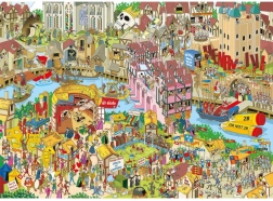 Puzzle Gibsons Jokesaws: Shakespeare Shuffle 1000 piese