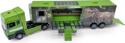 Autocamion cu motiv dinozaur – metal și plastic, mers liber, 32 cm