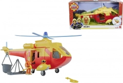 elicopter wallaby ii pompierul sam cu figurină și efecte luminoase și sonore