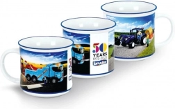 Cana din ceramică Bruder cu motiv de jucării