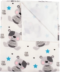 Pătură flanelată impermeabilă NEW BABY Cute Teddy