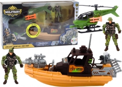 Set de joc militar cu figurine și accesorii