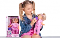 Păpușa NATALIA Curățica vorbitoare 33 cm