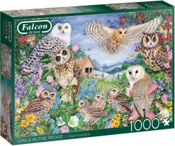 Puzzle FALCON Bufnițe în pădure, 1000 piese