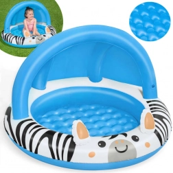 Piscină pentru copii cu baldachin Bestway Zebra
