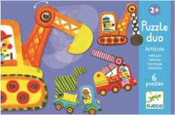 Puzzle Duo Mașinuțe în mișcare