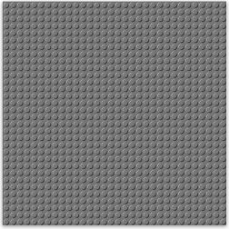 Brixies placă de construcție gri închis 25,5 x 25,5 cm