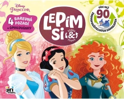 Prințese Disney – stickere statice reutilizabile și planșe de colorat