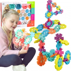 Set de construcție Woopie Fulgi de Zăpadă 120 piese