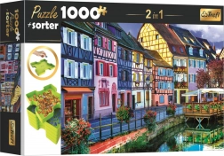 Puzzle cu sortator 2‑în‑1 Colmar, Franța 1000 piese