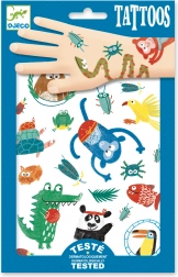 Tatuaje temporare cu motive de animale din junglă – DJECO