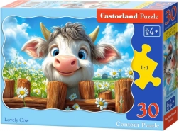 Puzzle Castorland Văcuța frumoasă 30 piese