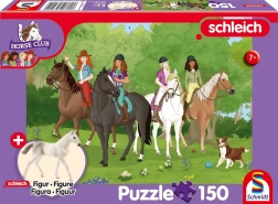 Puzzle Schmidt Schleich excursie în natură 150 piese + figurină