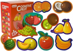 Puzzle educative cu fructe pentru cei mai mici – 5 seturi, 40 de piese