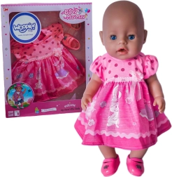 Woopie Royal ținută roz pentru păpușă cu iepuraș 43–46 cm